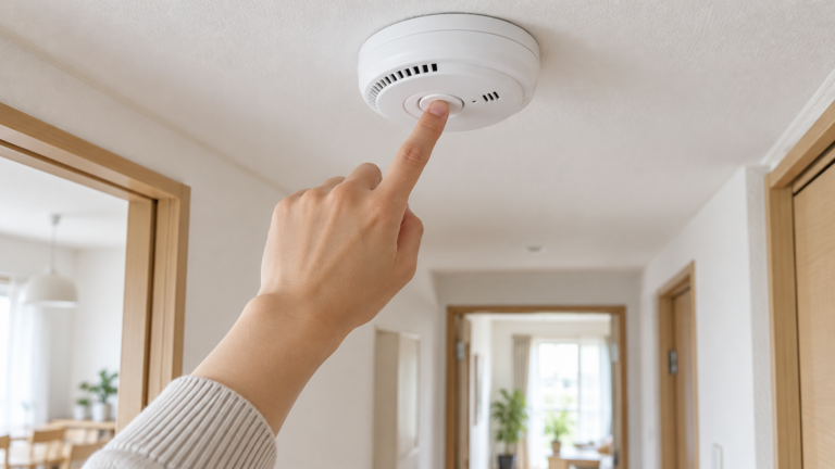 住宅用火災警報器の点検方法｜交換時期の目安と鳴らないときの確認