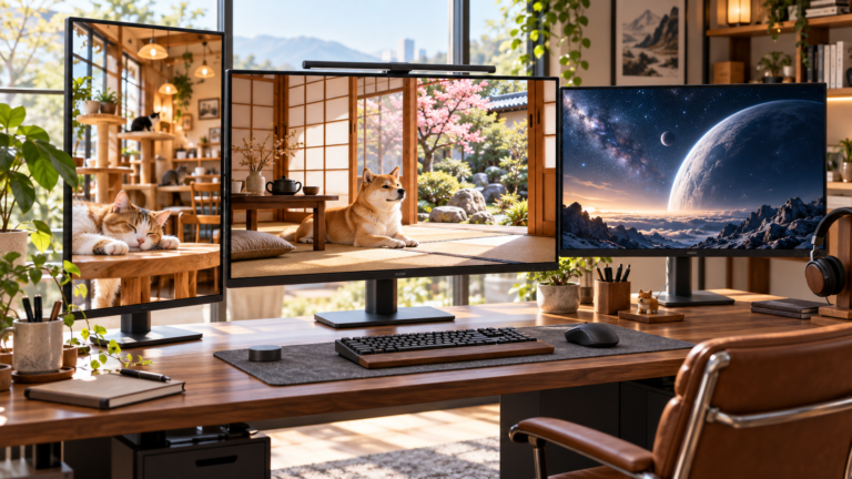 複数モニターの壁紙を使い分ける方法｜Windows標準設定と自動切替アプリ